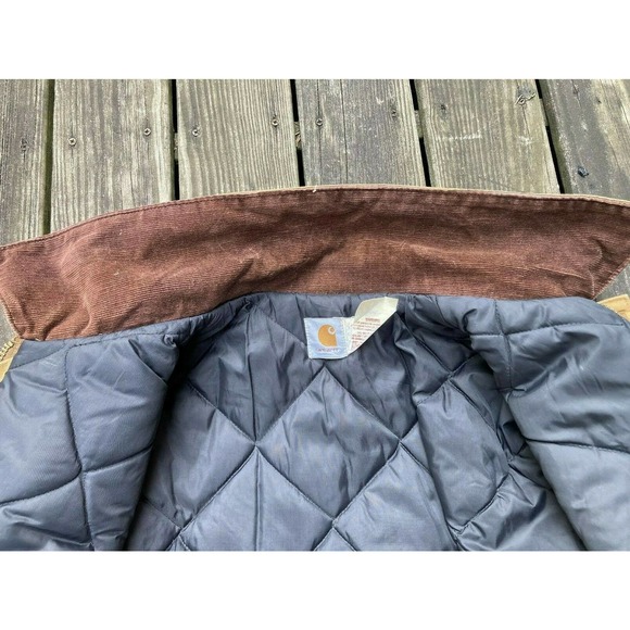 Size 52 TALL CARHARTT CQ196 Quilted Lined Ridge Coat Jacket - Picture 5 of 7